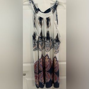Leo Rosi Short Halter A-line dress sz L, new with tags